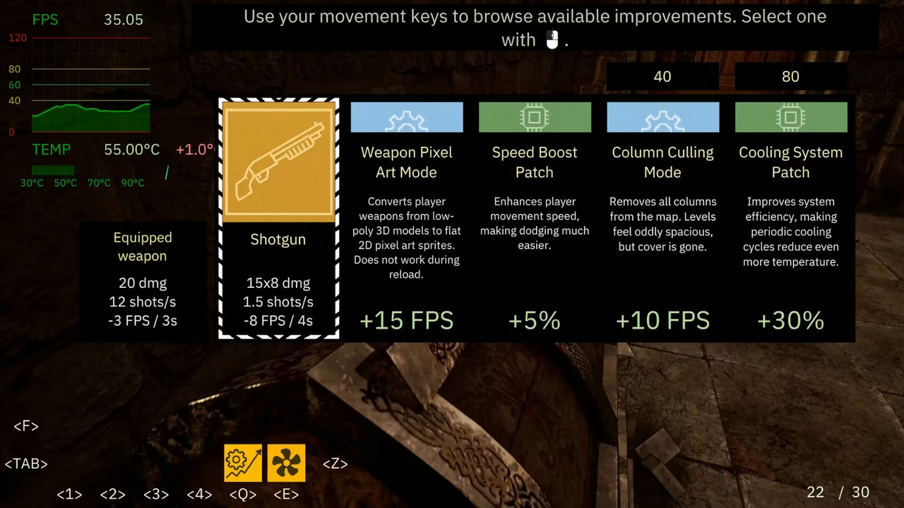 フレームレートこそ命──FPS『FPS Quest』がSteamに登場 生き延びたければ画質を下げて回復せよ