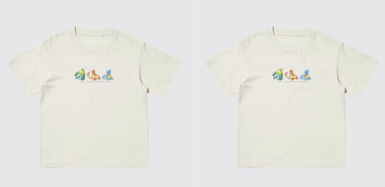 『ポケモン』30周年記念のUNIQLOコラボUTが公開。御三家・ゲンガー・カビゴンがレトロ水彩デザインに