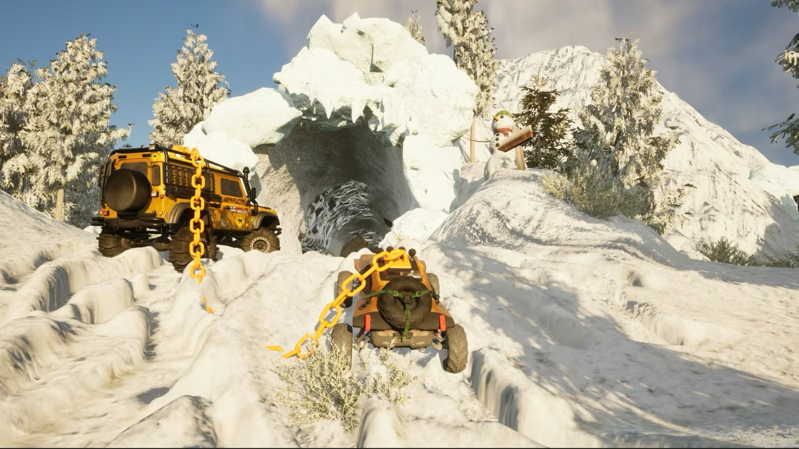 [图片] 数々の友情を崩壊させた『Chained Together』に続き、今度はオフロード走行でも“一緒に苦しむ”時代がやってきた。トルコのインディー開発チーム Karga Games が手がける協力型オフロードゲーム『Chained Wheels』がSteamに登場。プレイヤーは仲間と鎖で結ばれ、「一人が横転すれば二人とも被害を受ける」運命共同体として過酷なチャレンジに挑むことになる。  一本の鎖が、苦痛は二倍に。『Chained Wheels』では、オフロード走行を愛する二人の友人が、調子に乗りすぎた結果、危険な地形に閉じ込められてしまうという設定が描かれる。脱出するための唯一の方法は、二台の車を鉄鎖でつなぎ、息を合わせて困難を乗り越えること。協力と連携が試される、スリル満点の体験が待ち受けている。 暂时无法在Lark文档外展示此内容 プレイヤーはそれぞれ異なるタイプのオフロード車を操作することになる。1台は重量級のオフロードトラック、もう1台は軽量なバギーだ。車体サイズや重量の違いは、乗り越えられる地形や登攀能力に影響するだけでなく、物理挙動や慣性の差として、2人の「運命」を大きく左右する。  大型車は安定感があり慣性も大きいため、2人のアンカー役や牽引役として活躍。強風や激流といった過酷な状況でも踏ん張りやすく、急斜面で今にも落ちそうな相棒を引き留める役割を担う。  一方、小型車は軽快で慣性が小さく、大型車に引きずられることもしばしば。しかしその分、より複雑な地形を登ることができ、スパイクタイヤに換装すれば断崖をよじ登ったり、天井を走行したりすることも可能だ。常識外れのルートを切り開き、仕掛けを発見して脱出の糸口を見つける――小型車はそんな役割を得意としている。 [图片] 役割分担だけでなく、息の合った協力も欠かせない。場面によっては、同時にジャンプしなければ越えられない断崖が登場し、異なる加速性能を持つ2台の車のタイミングを正確に計算する必要がある。また、鉄鎖を使って巨大な岩を2人で動かすギミックも用意されており、プレイヤー同士の忍耐力と連携が試される。  しかし、鎖でつながれているということは、容赦ない「連帯責任」を意味する。どちらか一方がミスをすれば、もう一方も道連れになる可能性は十分にある。  道中には、車一台がやっと通れるほど狭い丸太橋や、眼下に深い谷が広がる断崖沿いのルートなど、思わず手に汗握る危険な地形が次々と立ちはだかる。  さらに厄介なのは、自然そのものが牙をむいてくる点だ。車体を空高く巻き上げる小型の竜巻、容赦なく降り注ぐ落石に加え、強風や落雷、間欠泉といった自然現象が次々とプレイヤーを襲う。進む一歩一歩が、ドライビングテクニックだけでなく、二人の友情までも試す過酷な挑戦となる。 [图片] 2人協力型オフロード最新作『Chained Wheels』のSteamストアページはすでに公開されており、正式な発売日は現時点では未定となっている。興味のある人は、ぜひウィッシュリストに追加して続報を待とう。