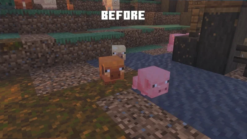『Minecraft』動物の赤ちゃんモデルをアップデート　目が1ピクセルに変更され、より可愛らしいデザインに